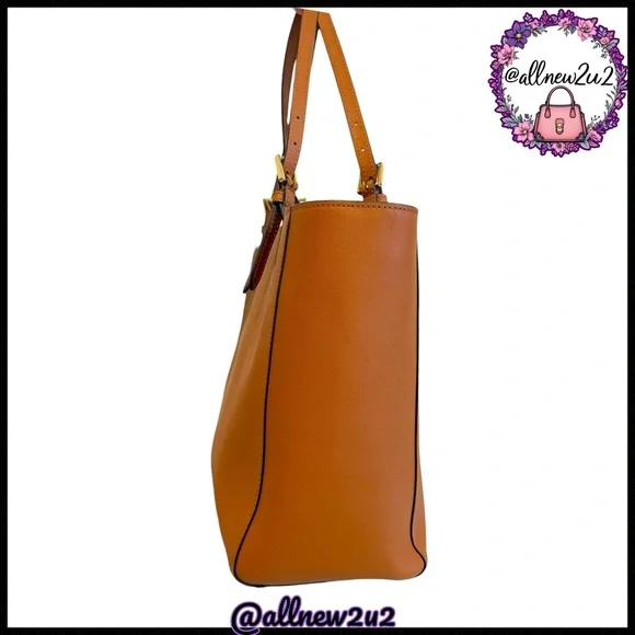 Tory Burch Cardamom Extra Large Zippered Tote Excellent Condition HP - Picture 5 of 17